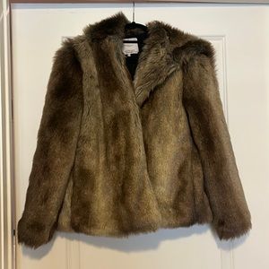 Zara Trafaluc Women’s Faux Fur Coat